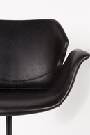 Black Leather Office Chair | Zuiver Nikki | Dutchfurniture.com