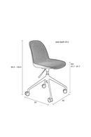 Molded Swivel Office Chair | Zuiver Albert | Dutchfurniture.com