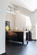 Brown Leather Barrel Counter Stools (2) | Zuiver Feston | Dutchfurniture.com