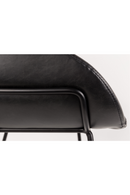 Black Leather Barrel Barstools (2) | Zuiver Feston | Dutchfurniture.com