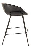 Black Leather Barrel Barstools (2) | Zuiver Feston | Dutchfurniture.com