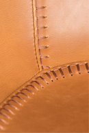 Brown Leather Barrel Barstools (2) | Zuiver Feston | Dutchfurniture.com
