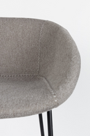 Gray Upholstered Counter Stools (2) | Zuiver Feston | Dutchfurniture.com