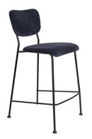 Dark Blue Counter Stools (2) | Zuiver Benson | DutchFurniture.com