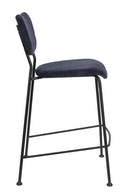Dark Blue Counter Stools (2) | Zuiver Benson | DutchFurniture.com