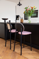 Rattan Backrest Counter Stool | Zuiver Spike | Dutchfurniture.com