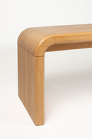 Oak Curved Bench | Zuiver Brave | Dutchfurniture.com