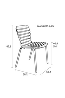 Slatted Metal Garden Chairs (2) | Zuiver Vondel | Dutchfurniture.com