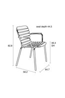 Slatted Metal Garden Armchairs (2) | Zuiver Vondel | Oroatrade.com