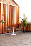 White Pedestal Garden Table | Zuiver Metsu | DutchFurniture.com