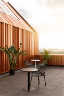 Black Pedestal Outdoor Table | Zuiver Metsu | DutchFurniture.com