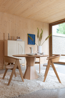 Natural Oak Dining Table | Zuiver Lotus | Dutchfurniture.com