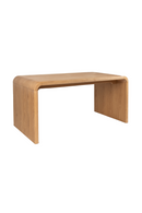 Oak Curved Dining Table | Zuiver Brave | Dutchfurniture.com