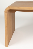 Oak Curved Dining Table | Zuiver Brave | Dutchfurniture.com