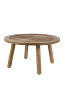 Carved Wooden Top End Table (L) | Zuiver Dendron | OROA TRADE