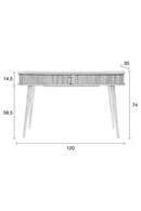 Natural Console Table | Zuiver Barbier | DutchFurniture.com