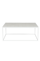 White Rectangular Coffee Table | Zuiver Glazed | DutchFurniture.com