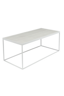 White Rectangular Coffee Table | Zuiver Glazed | DutchFurniture.com
