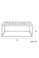 Black Tile Top Coffee Table | Zuivere Glazed | DutchFurniture.com