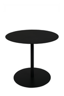 Round Black End Table (M) | Zuiver Snow | DutchFurniture.com
