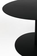 Round Black End Table (M) | Zuiver Snow | DutchFurniture.com