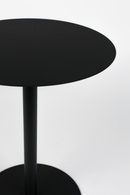 Round Black End Table (S) | Zuiver Snow | DutchFurniture.com