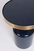 Blue Enamel Sculptural Side table | Zuiver Glam | Dutchfurniture.com