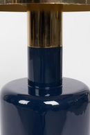 Blue Enamel Sculptural Side table | Zuiver Glam | Dutchfurniture.com