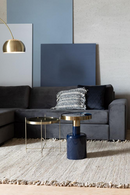 Blue Enamel Sculptural Side table | Zuiver Glam | Dutchfurniture.com