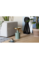 Green Enamel Sculptural Side Table | Zuiver Glam | DutchFurniture.com