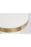 White Enamel Sculptural Side Table | Zuiver Glam | DutchFurniture.com