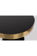 Black Enamel Sculptural Side Table | Zuiver Glam | DutchFurniture.com