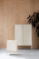 Beige Oak Side Table | Zuiver Faces | Dutchfurniture.com