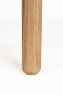 Round Oak Side Table | Zuiver Storm | Dutchfurniture.com