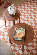 Round Oak Side Table | Zuiver Storm | Dutchfurniture.com