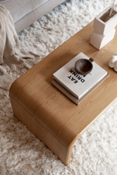 Oak Curved Coffee Table | Zuiver Brave | Dutchfurniture.com