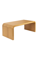 Oak Curved Coffee Table | Zuiver Brave | Dutchfurniture.com