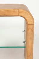 Oak Curved Side Table | Zuiver Brave | Dutchfurniture.com