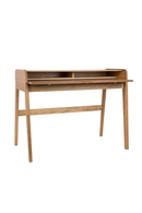 Wooden Secretary Desk Table | Zuiver Barbier | DutchFurniture.com