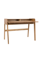 Wooden Secretary Desk Table | Zuiver Barbier | DutchFurniture.com