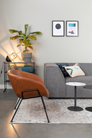 Brown Leather Lounge Chair | Zuiver Feston | Dutchfurniture.com
