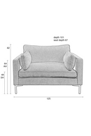 Beige Upholstered Loveseat | Zuiver Summer | DutchFurniture.com