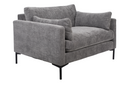 Dark Gray Upholstered Loveseat | Zuiver Summer | DutchFurniture.com