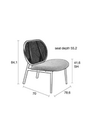 Pink Rattan Lounge Chair | Zuiver Spike | DutchFurniture.com