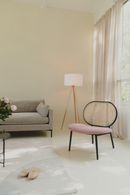 Pink Rattan Lounge Chair | Zuiver Spike | DutchFurniture.com