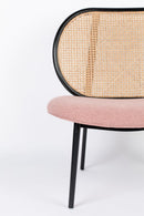 Pink Rattan Lounge Chair | Zuiver Spike | DutchFurniture.com