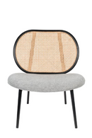 Gray Rattan Lounge Chair | Zuiver Spike | OROA TRADE