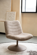 Upholstered Pedestal Lounge Chair | Zuiver Bubba | DutchFurniture.com