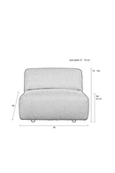 Modern Minimalist Love Seat | Zuiver Wings | Oroatrade.com