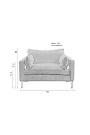 Modern Upholstered Love Seat | Zuiver Summer | Dutchfurniture.com